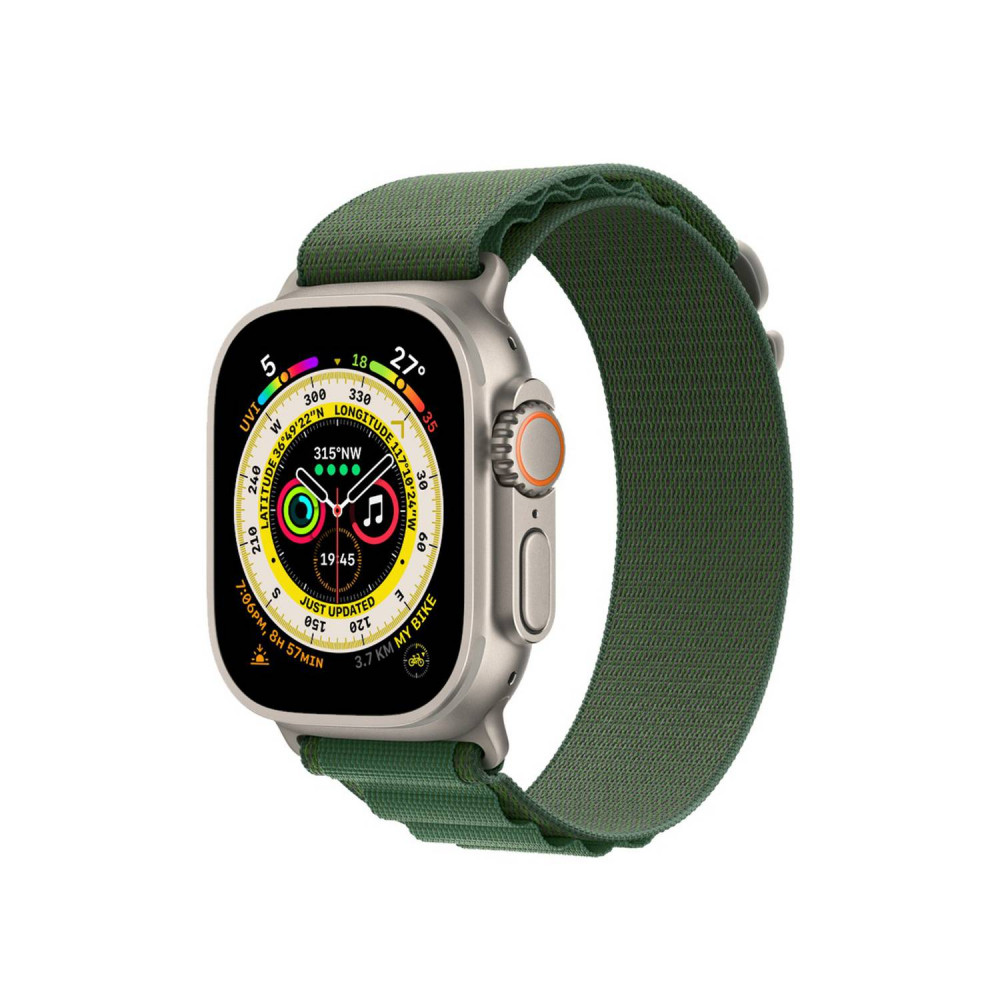 Green Lion Strap for iWatch Ultra Green