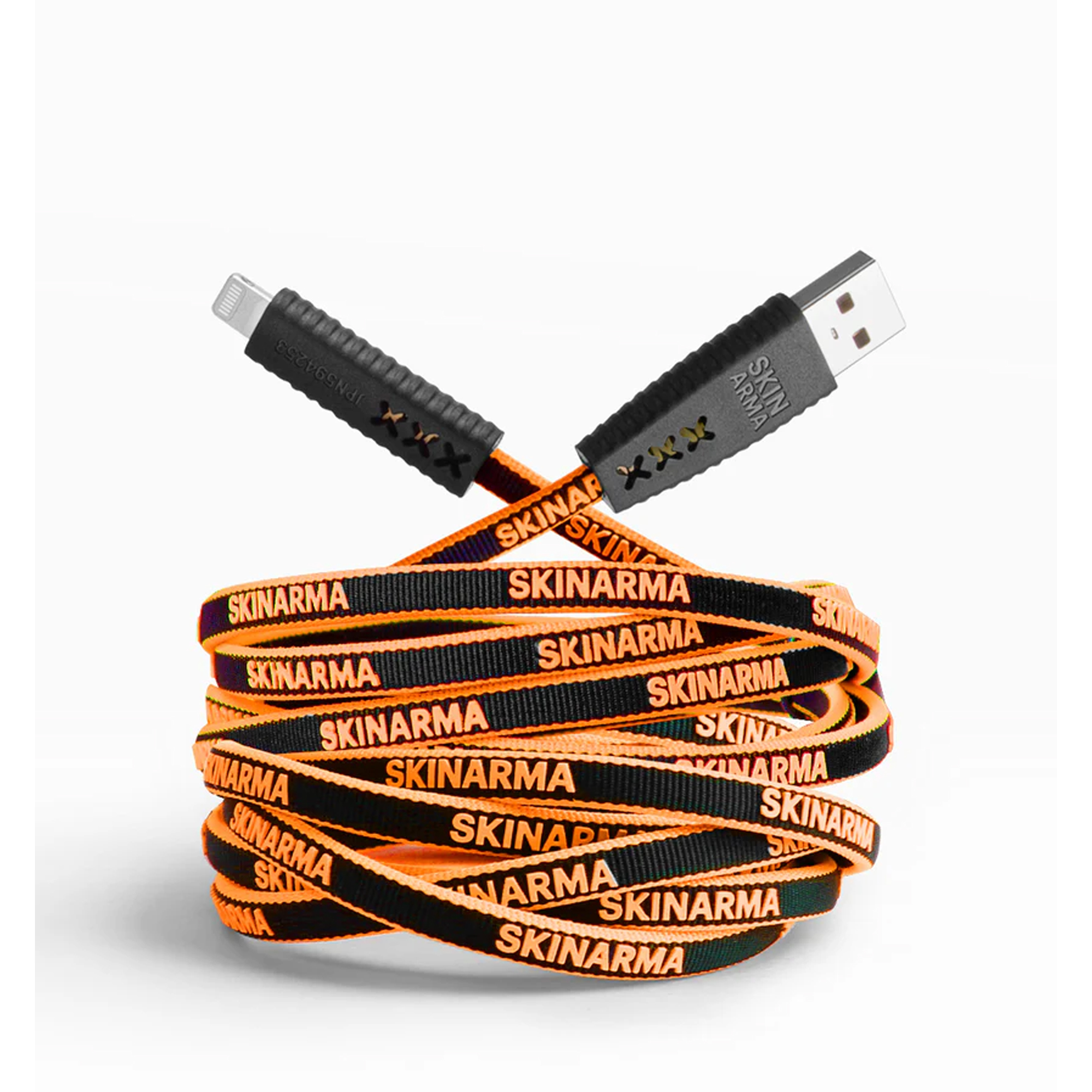 Skinarma TENSO USB-A to MFI Lightning – Dark Orange