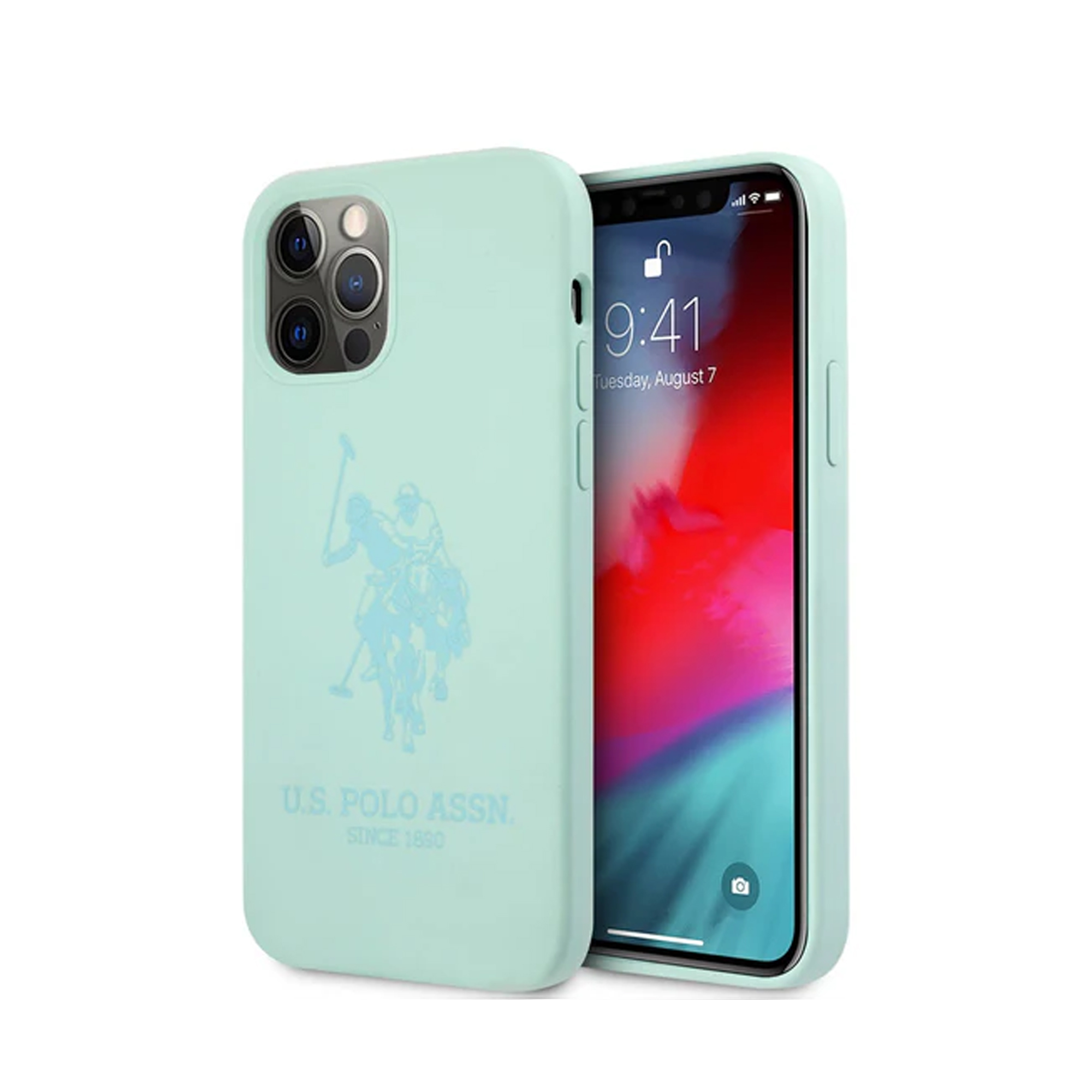 U.S. Polo ASSN Case for iPhone 12 / 12 Pro Baby-Blue