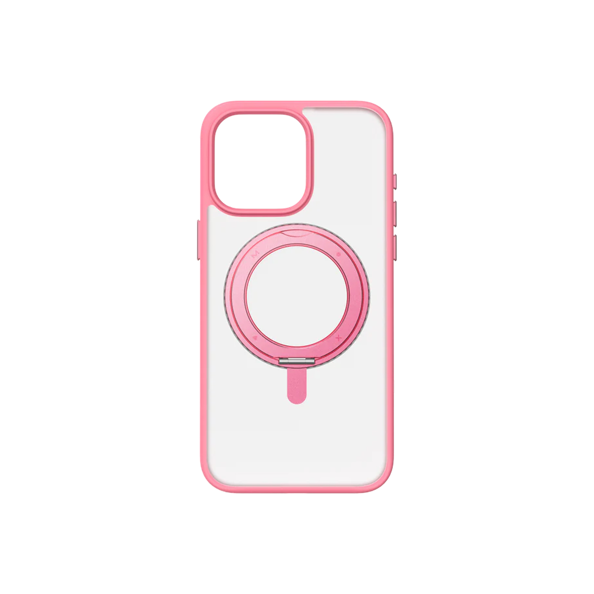 Momax case form Roller magnetic case for iphone 15 pro max Pink